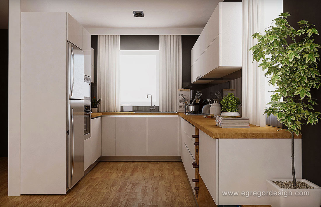 Design mobilier personalizat bucatarie pal mdf, proiect mobila la comanda.