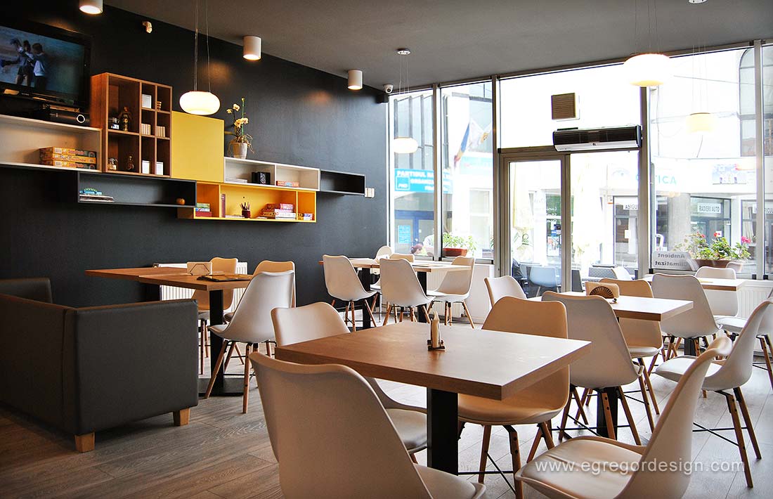 Interior pizzeria flavours, MDF vopsit lucios.