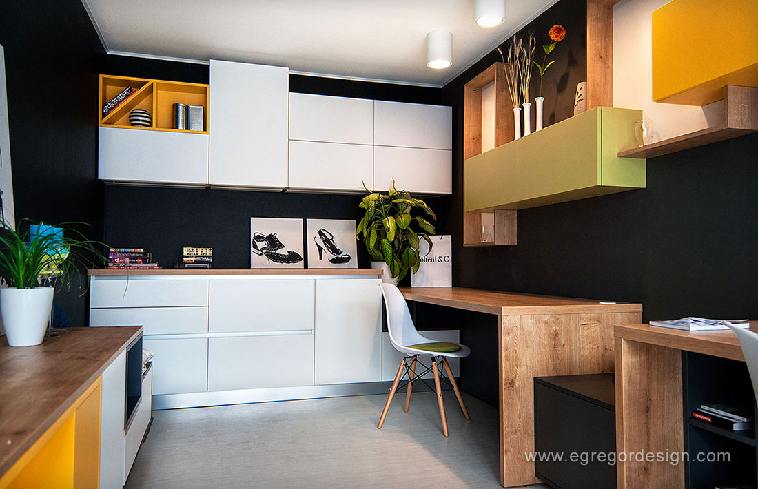 Productie pal mdf, , mobila birou Egregor Design.