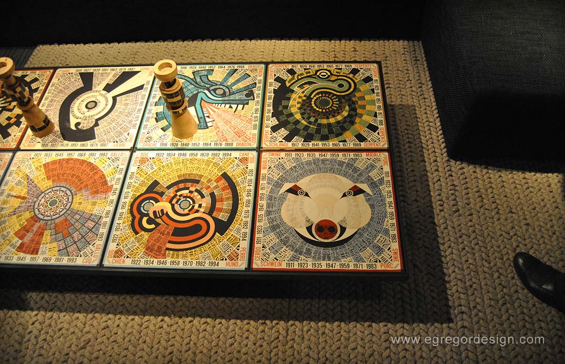 Salone del mobile, , masuta cafea decorativa.