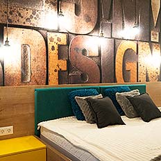 Design productie dormitor pal, maner frezat.