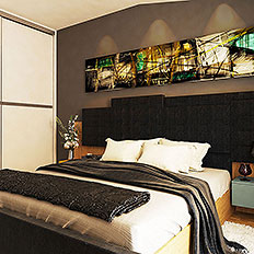 Design mobilier  dormitor personalizat  Cluj-Napoca.