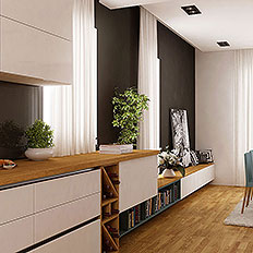 Design mobilier personalizat living.